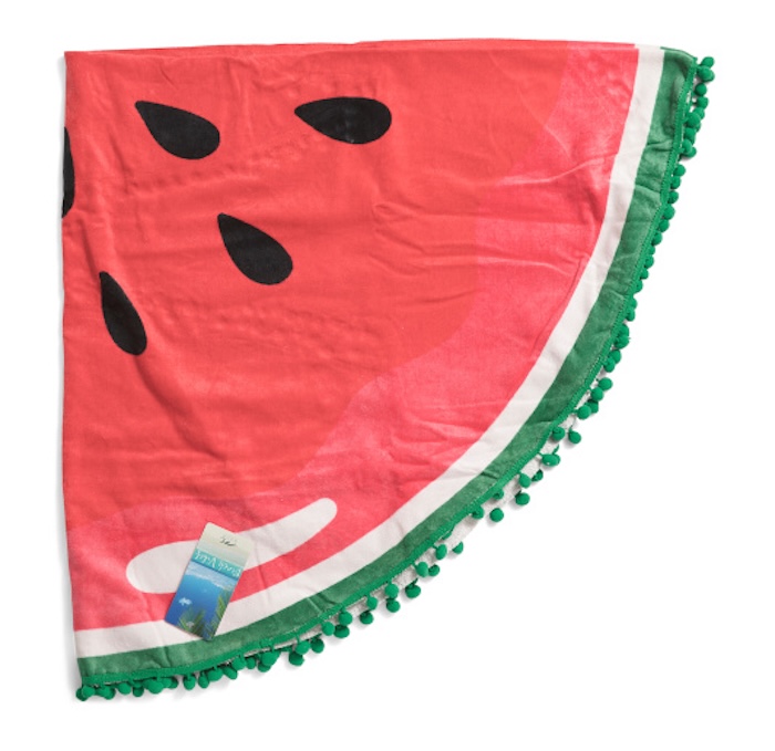 Moda at Home Watermelon Round Beach Towel