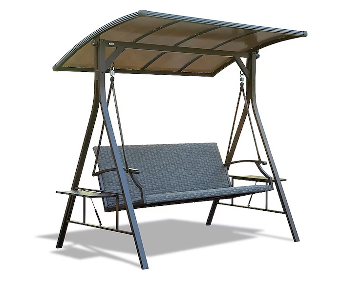 Mondawe 3-Seat Outdoor Porch Swing