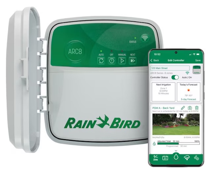 Rain Bird Digital Wi-Fi Smart Compatible Irrigation Timer