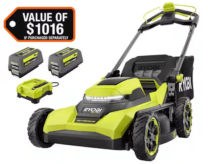 Ryobi Battery-Powered Lawn Mower