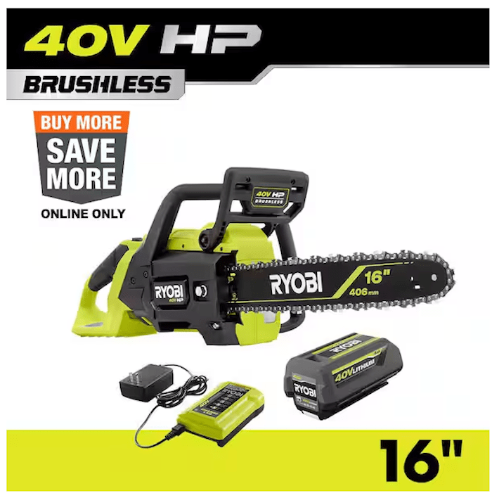 Ryobi 16 in. Battery Chainsaw