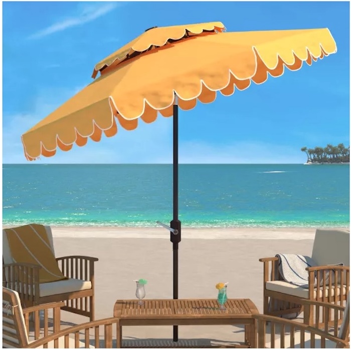 Safavieh Venice Double Top Umbrella