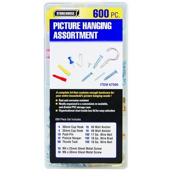 Storehouse Home Hardware Picture Hanging Assortment