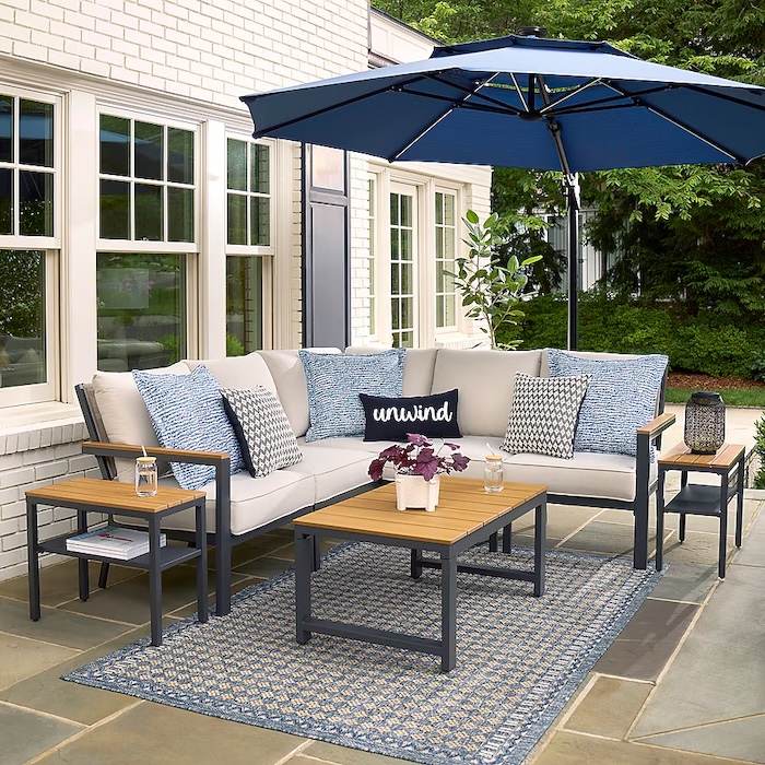 Style Selections Waterline Outdoor Sectional