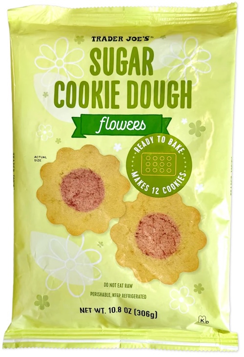 Trader Joe's Sugar Cookie Dough Flowers