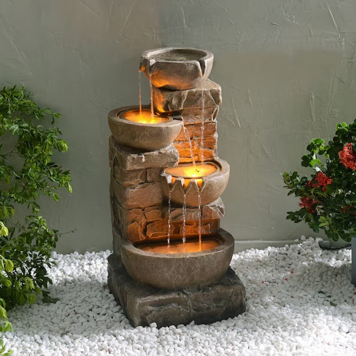 Teamson Home Tiered Outdoor Fountain