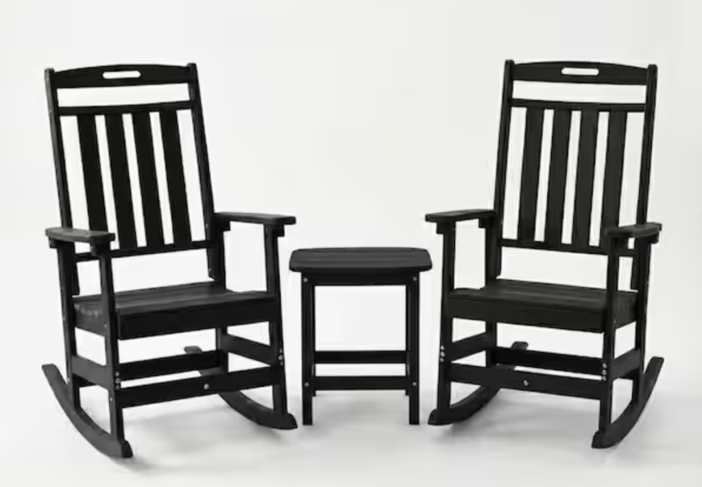 Upland Outdoor Rocking Chair Set