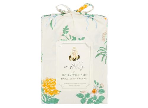 xo Holly by Holly Williams Floral Printed 4 Piece Queen Sheet Set, 2 Assorted Designs