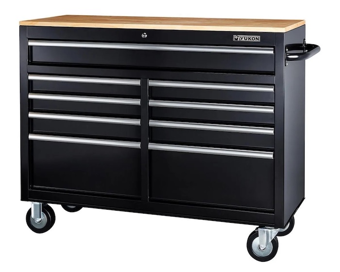 Yukon 9-Drawer Mobile Storage Cabinet