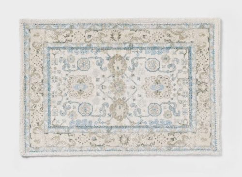 24"x36" Medallion Bath Rug Blue/Cream - Threshold™