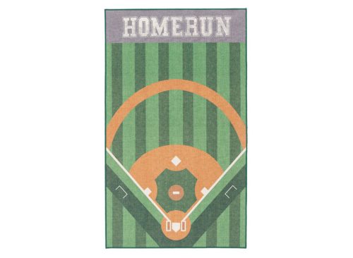  3' x 5' Indoor/Outdoor Washable Play Rug, Baseball