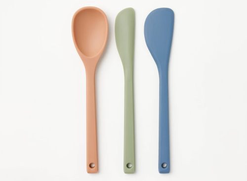 3pk Silicone Mini Spatula Set - Figmint™: Multicolored Kitchen Utensil Set, Dishwasher-Safe, Adult Use