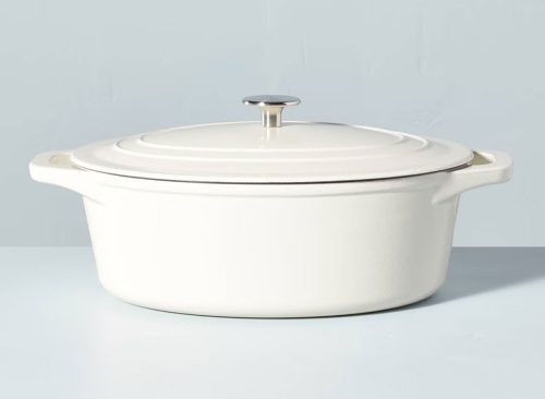 6qt Enameled Cast Iron Dutch Oven Cream - Hearth & Hand™ with Magnolia