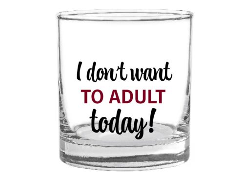 Adult Printed Whiskey Glassware, 1-ct.