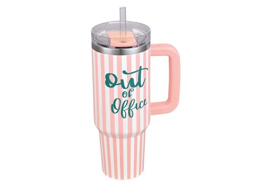 Adventuridge 40 oz Thirst Crusher Tumbler - Pink Stripes