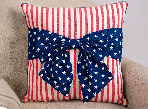 Americana Bow Pillow