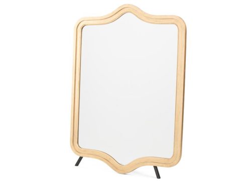 BASSETT MIRROR 38x50 Mahalia Metallic Solid Wood Wall Mirror