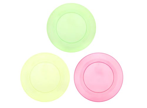 Backlight Reactive Plates, Assorted Colors, 4-pc Pack. 