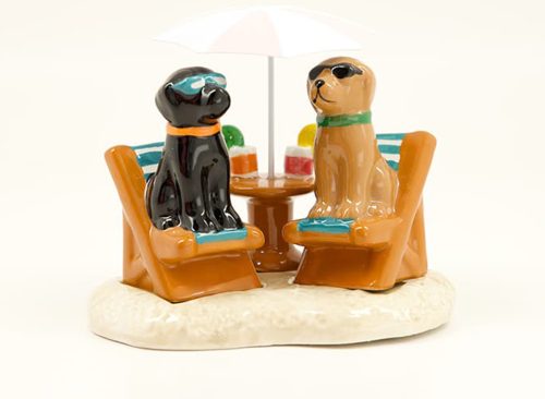 Beach Dogs Salt and Pepper Set