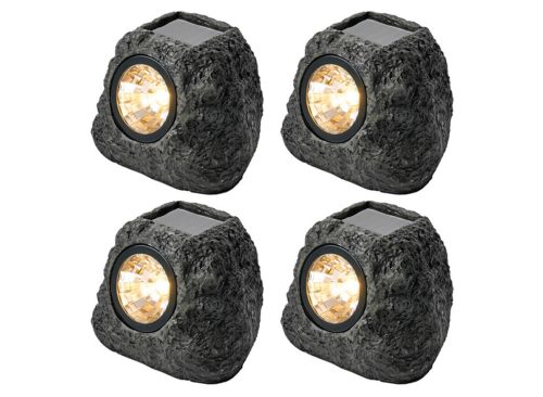 Belavi Solar Rock Spotlight, 4Pk