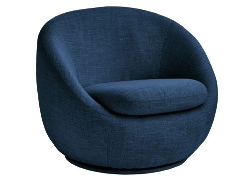 Better Homes & Gardens Mira Swivel Accent Chair, Indigo