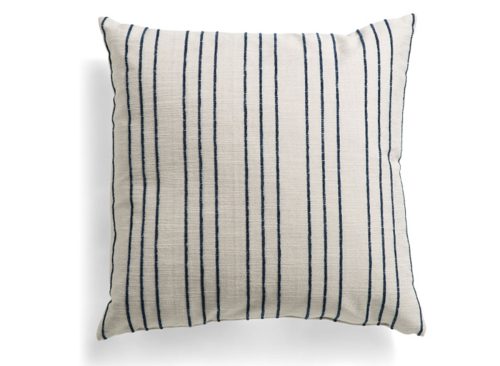 CANAAN Made In Usa 22x22 Striped Coastal Oversized Feather Fill Pillow