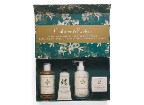 CRABTREE & EVELYN 4pk Vanilla And Shea Butter Body Kit