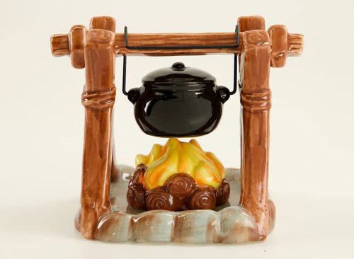 Campfire Salt and Pepper Set with Holder