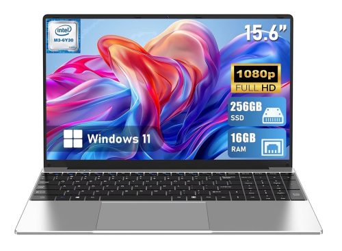 Chheart 2026 New 15.6 Inch Laptop Computer,16GB RAM,256GB SSD,M3 Processor(Beat N4020 up to 2.2 GHz),Windows 11 Pro,2-Year Warranty,Wifi 5 BT 4.2,Silver