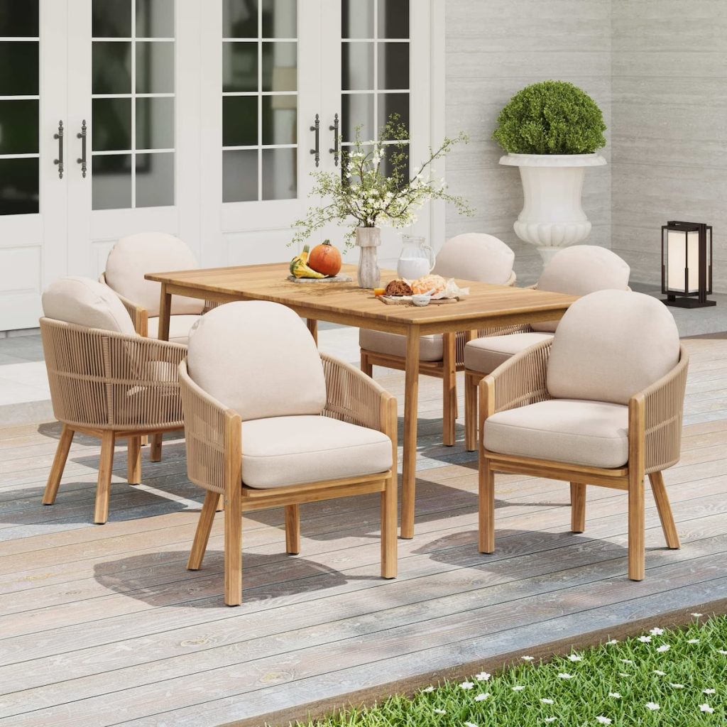 Christopher Knight Home 7-Piece Outdoor Dining Set