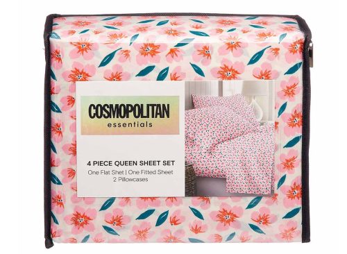 Cosmopolitan Essentials Queen Sheet Set, 4 pc, Assorted