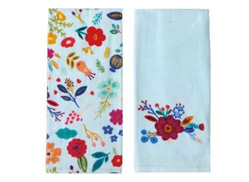 Crofton Flowers 2-Pack Kitchen Towel Set