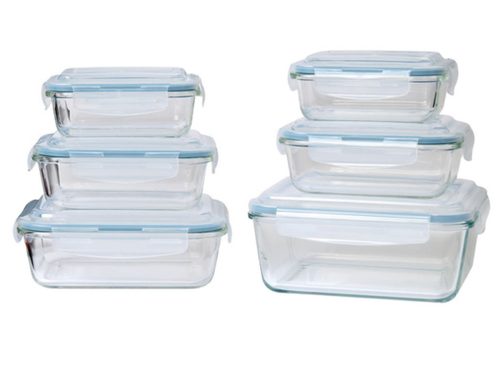 Crofton Rectangle Blue Container
