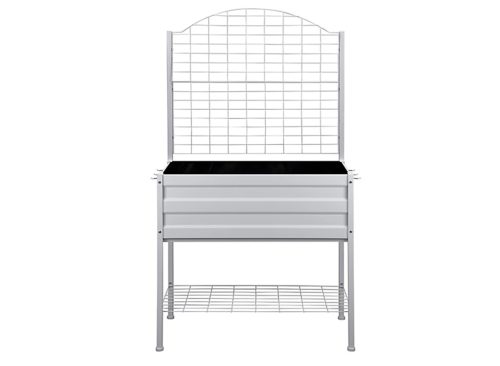 GroundWork Steel Planter with Trellis