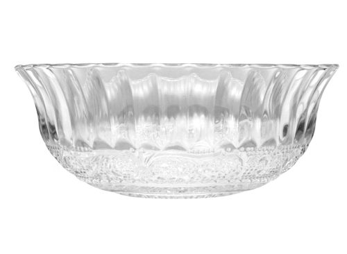 Decorative Clear Glass Bowls, 8 in.