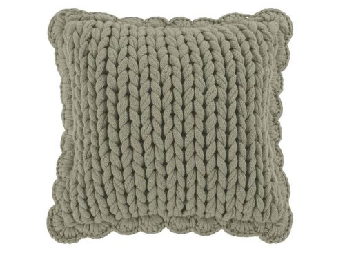 Donna Sharp Chunky Knitted Sage Dec Pillow
