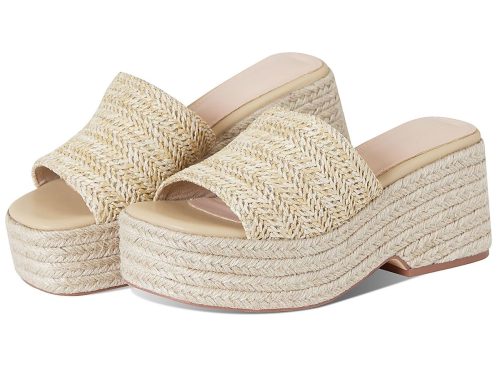 EQAUDES Platform Slip on Espadrille Sandals for Women Summer Wedges Slides -Flatform, Open Toe, Bohemia, Beach, Wedding