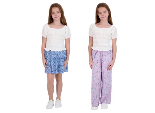 French Connection Youth 3-piece Purple Pant & Skirt Set