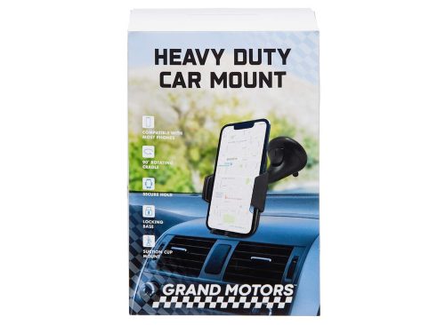 Grand Motors Heavy Duty Car Mount, Black 