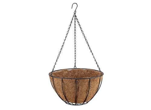GroundWork Classic Coco Metal Hanging Basket, 14 in.