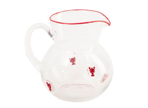 HELLO HAPPY 8.5in Round Lobster Pitcher