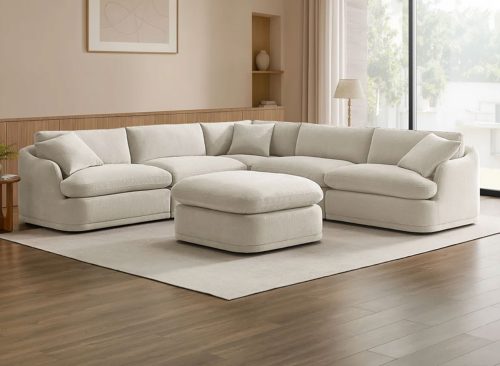 Hartley 6-piece Fabric Modular Sectional