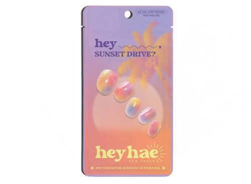 Heyhae Gel Nail Wrap - Hey Sunset Drive - 28pc