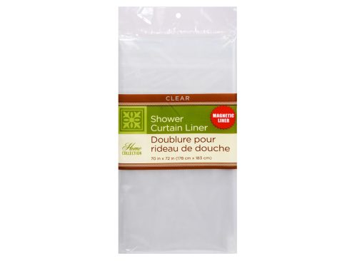 Home Collection Clear Magnetic Shower Curtain Liner, 1-ct.