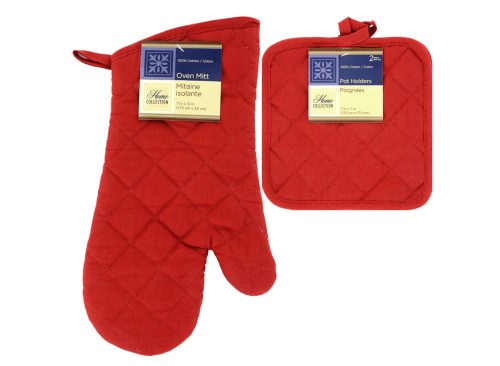 Home Collection Red Cotton Kitchen Linens
