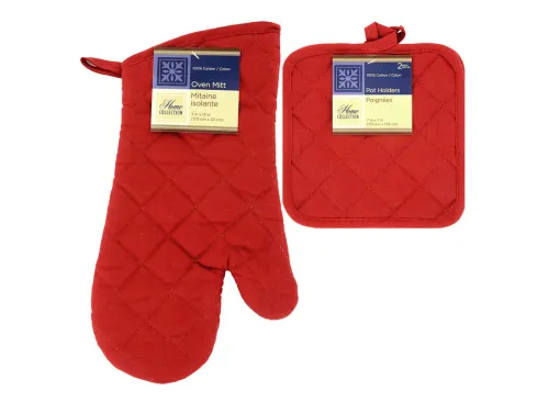 Home Collection Red Cotton Kitchen Linens