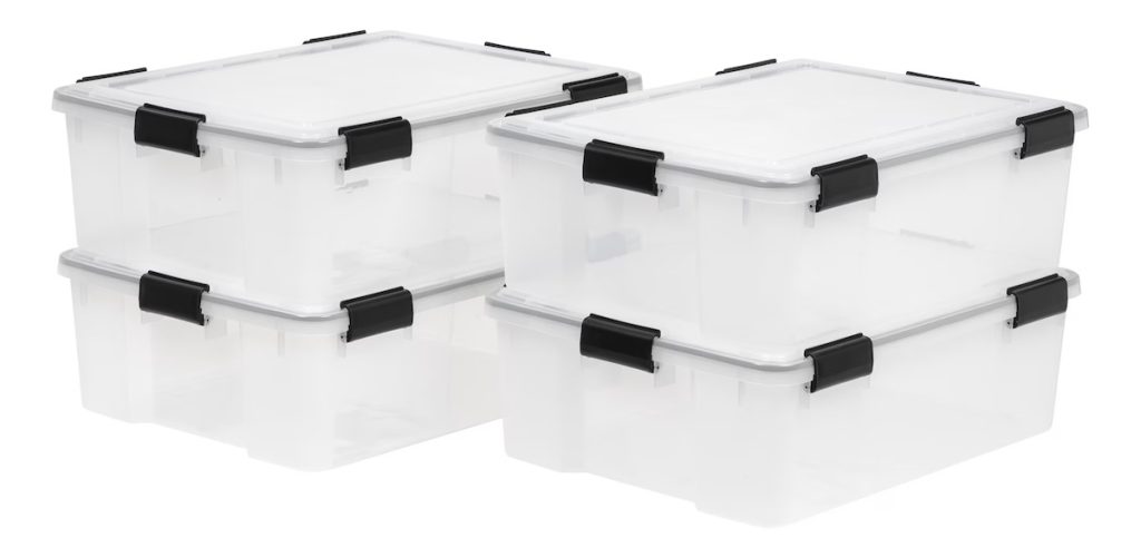 IRIS 41 Qt Storage Box with Gasket Seal Lid