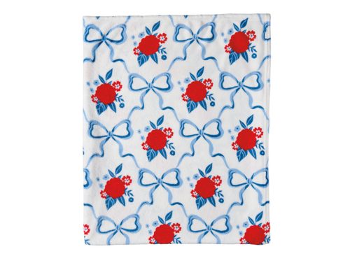 KIRKTON HOUSE 50in x 60in Plush Throw - Bow Lattice