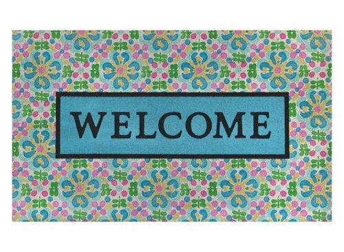 KIRKTON HOUSE Outdoor Accent Mat - Welcome Medallion
