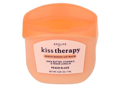 Kiss Therapy Peach Glaze Moisturizing Lip Balm 0.2oz